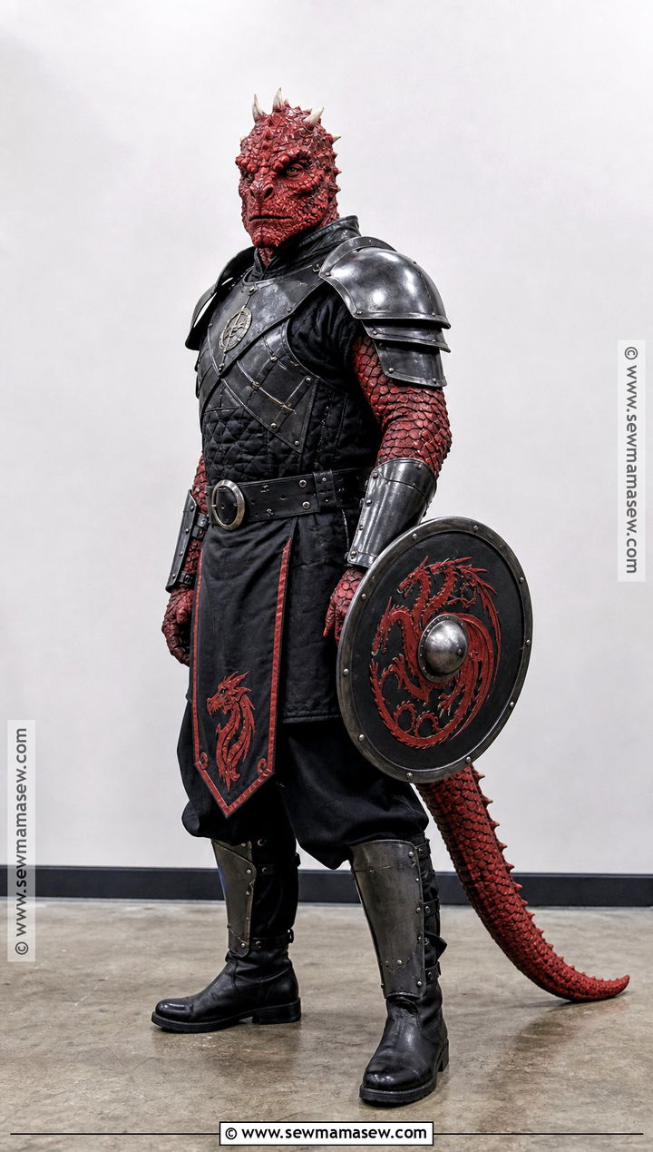 Dragonborn Fighter Cosplay - 30 dnd cosplay ideas