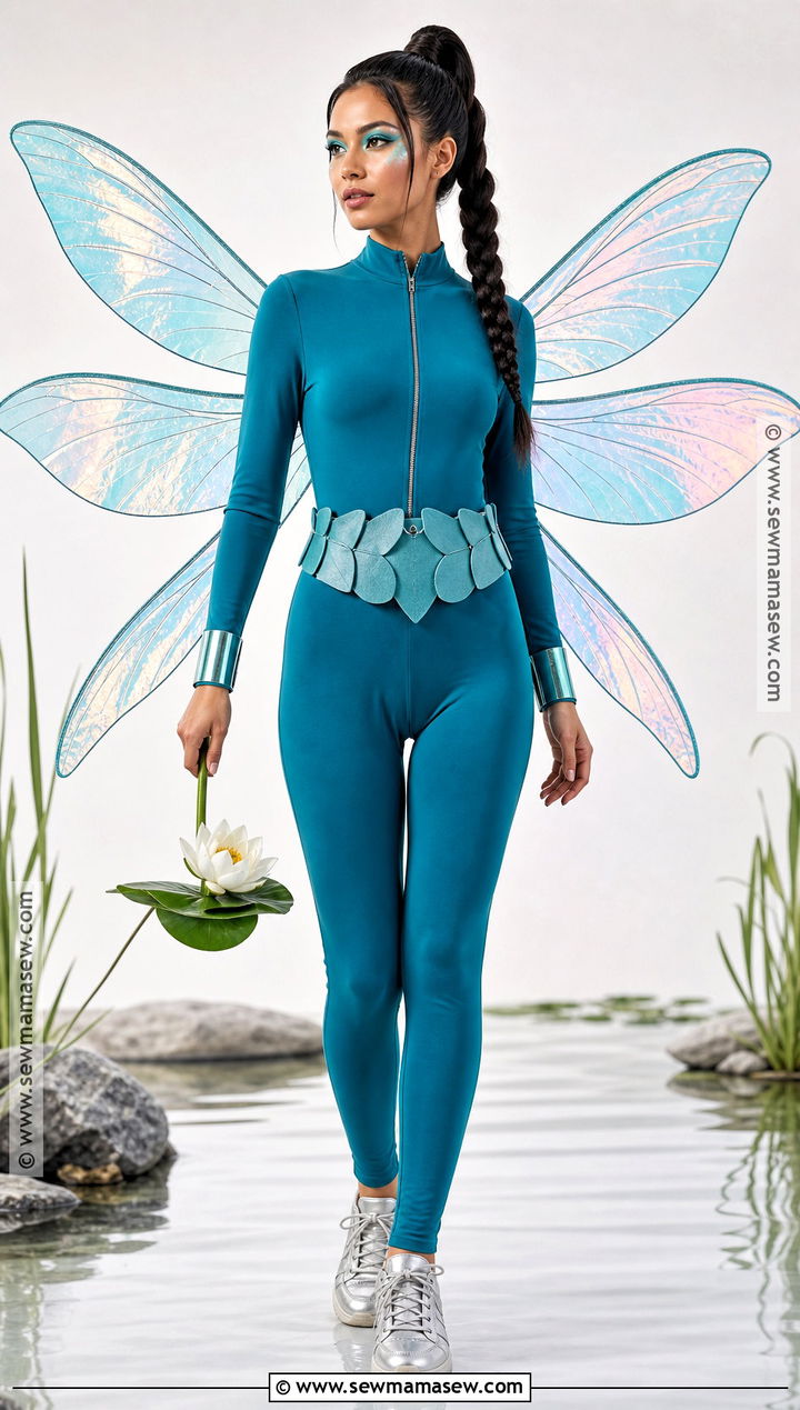 Dragonfly Costume With Iridescent Wings - 30 Nature Costume Ideas