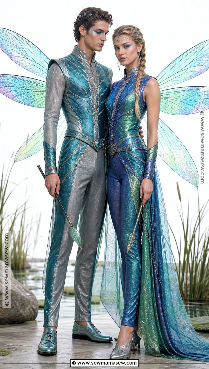 Dragonfly Fairy Couple Costume - 30 fairy couple costume ideas