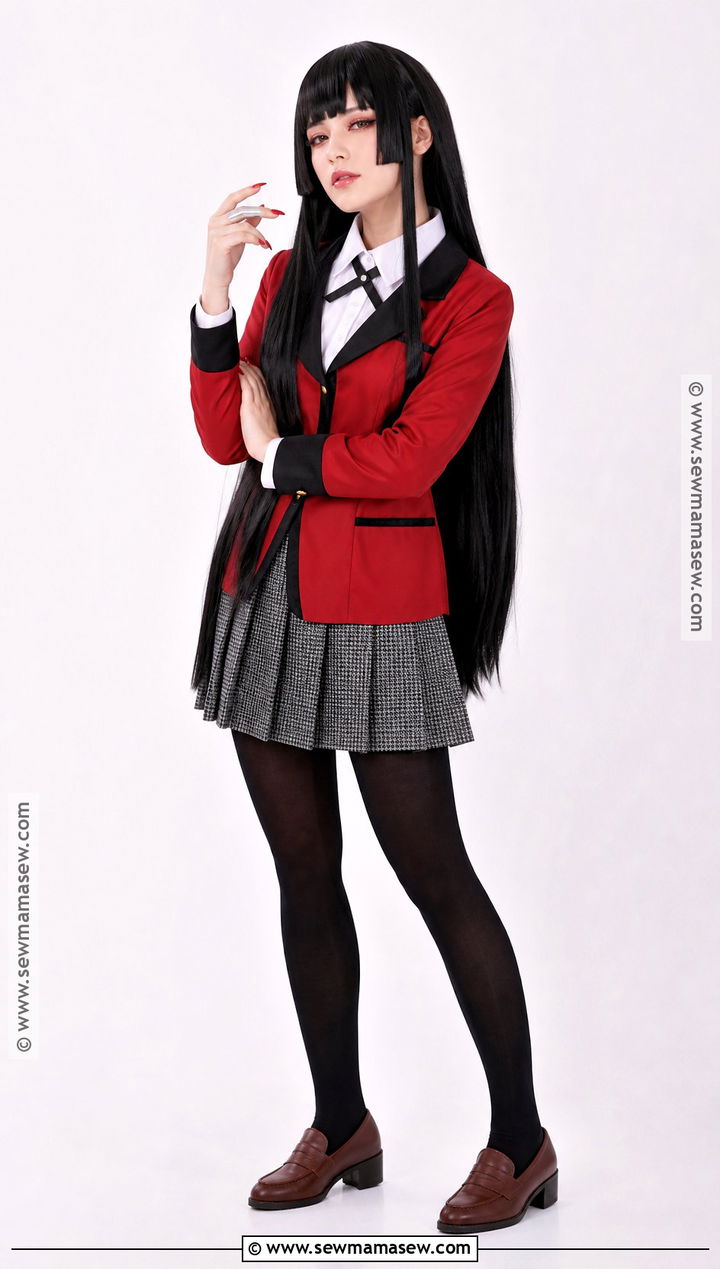 Dramatic Eye Makeup Yumeko Jabami Cosplay - 35 yumeko jabami cosplay ideas