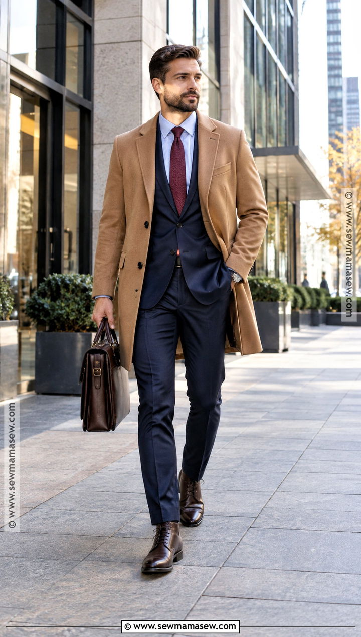 Dress Boots With Navy Suit And Topcoat - 20 fall shoes for men