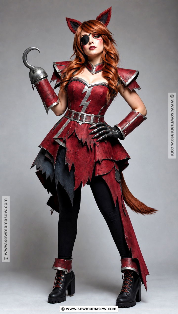 Dress Withered Foxy Cosplay - 30 withered foxy cosplay ideas