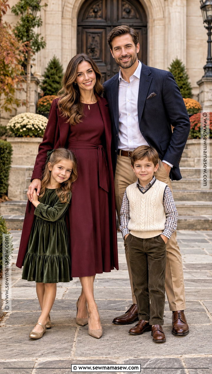 Dressy Fall Family Picture Outfit - 15 clothes for fall family pictures