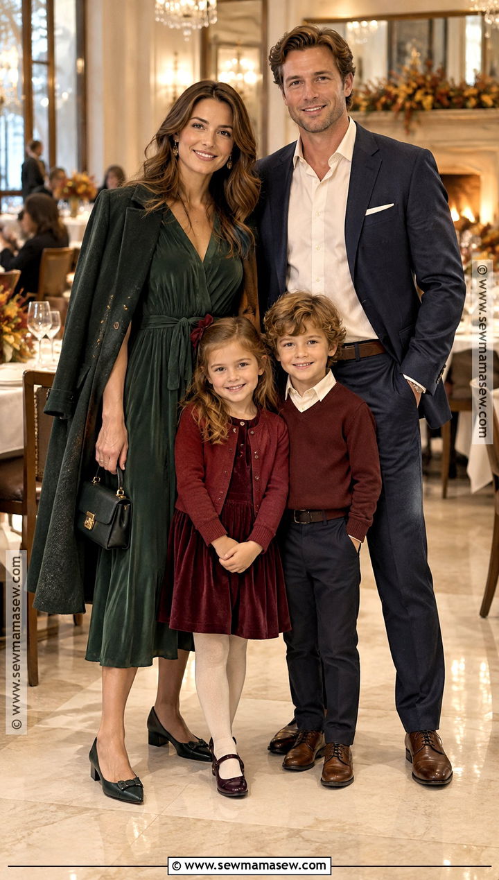 Dressy Restaurant Thanksgiving Family Outfit - 25 thanksgiving family outfits