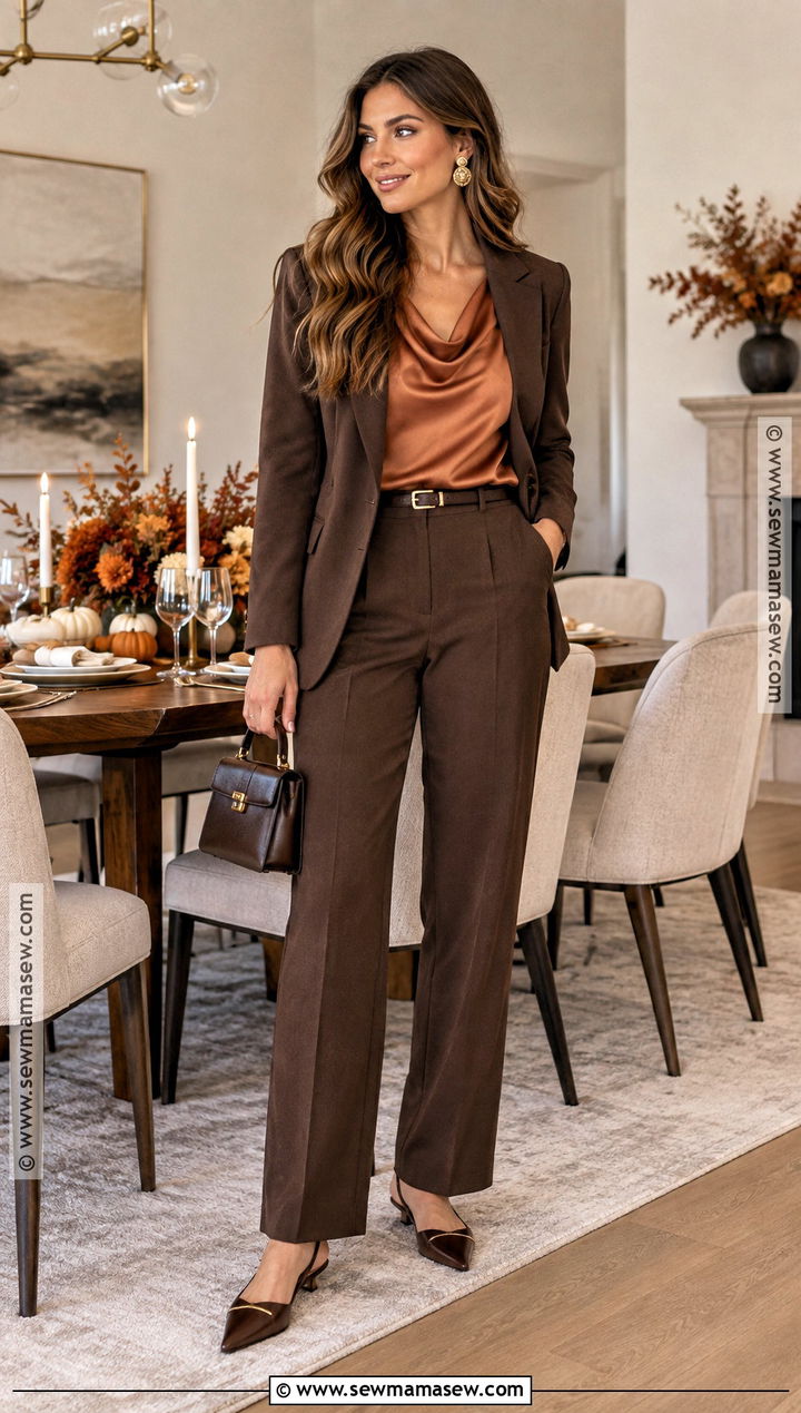Dressy Thanksgiving Shirt With Tailored Pants - 25 Thanksgiving Shirts
