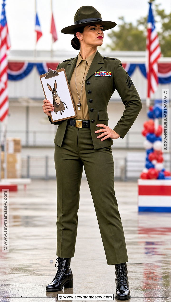 Drill Sergeant Army Halloween Costume - 30 army halloween costumes for women