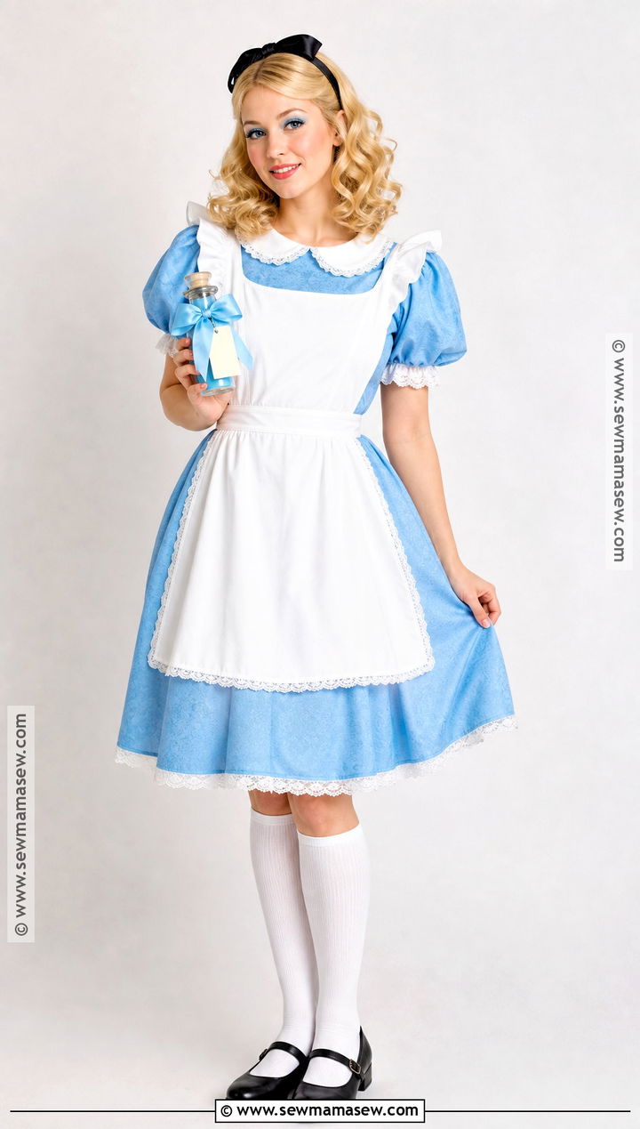 Drink Me Alice Costume With Bottle Prop - 40 alice costume ideas