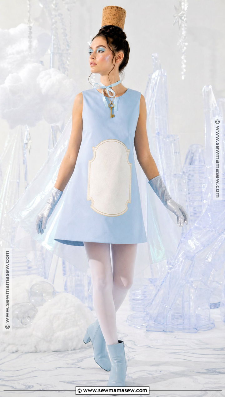 Drink Me Bottle Costume With Blue Dress - 35 alice in wonderland costume ideas