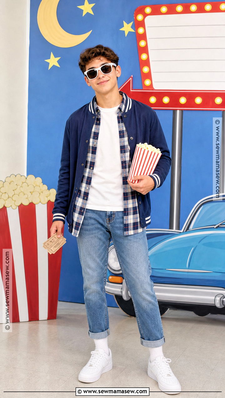 Drive In Movie 50th Day of School Outfit - 30 50th day of school dress up ideas