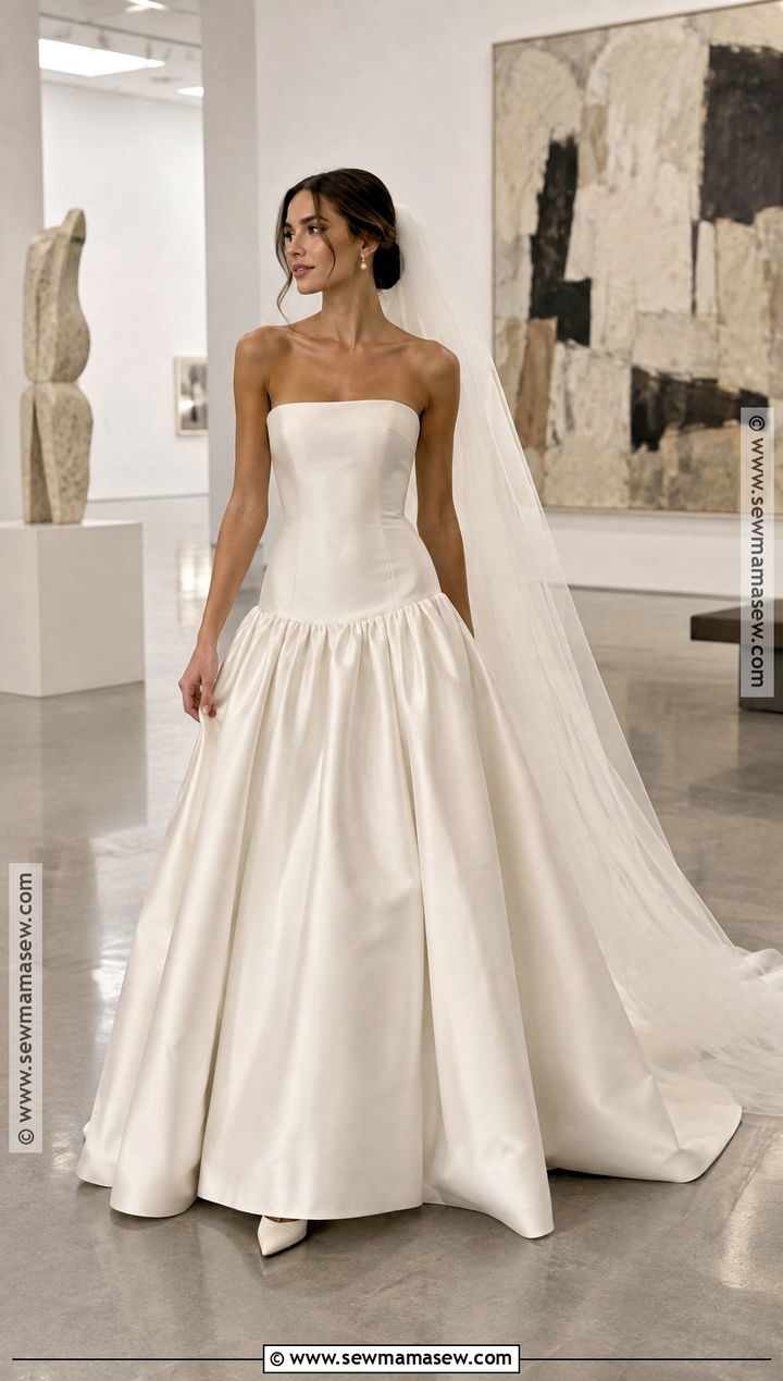 Drop Waist Fall Wedding Dress - 20 wedding dresses fall