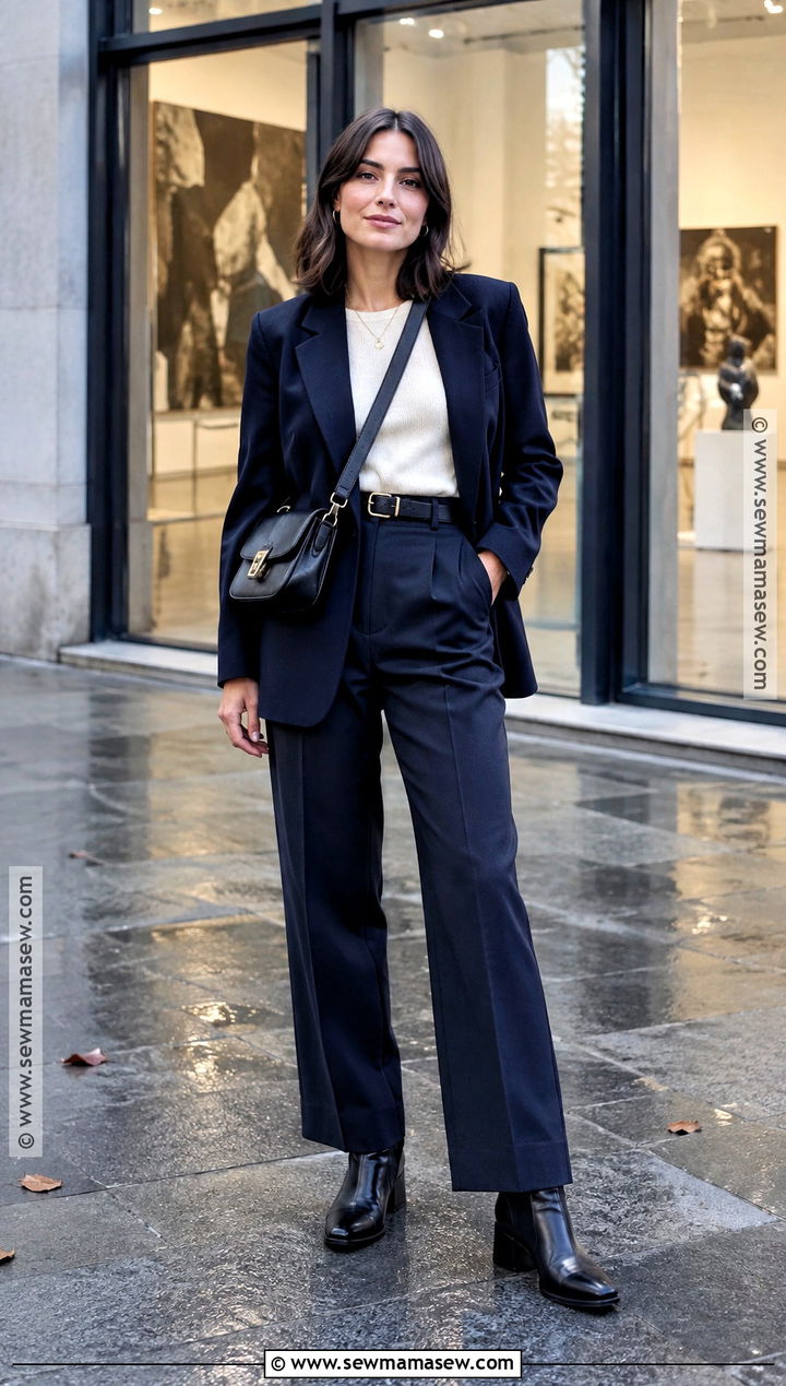 Dublin Fall Blazer And Trousers Outfit - 15 dublin fall outfit ideas