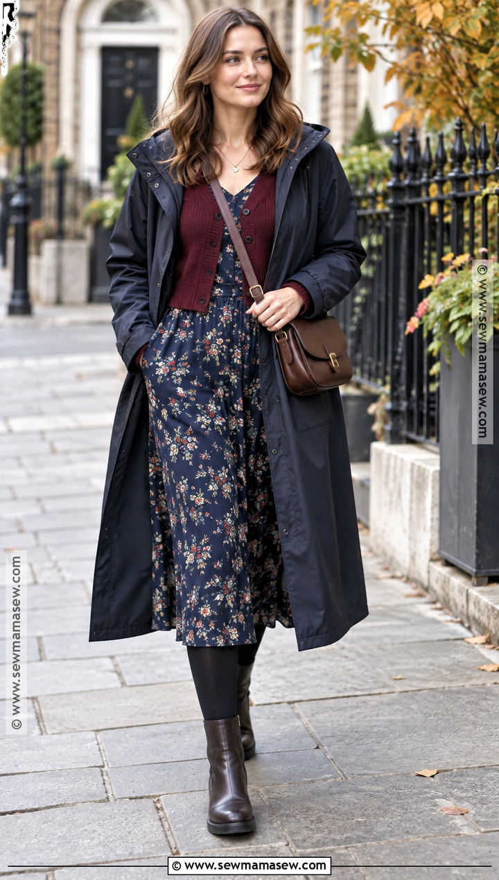 Dublin Fall Midi Dress And Cardigan Outfit - 15 dublin fall outfit ideas