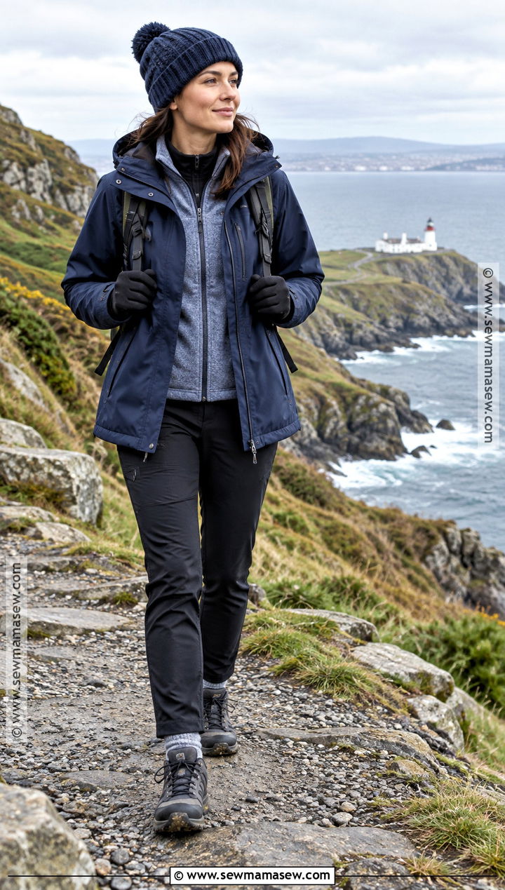 Dublin Fall Parka Outfit With Thermal Layers And Hiking Pants - 15 dublin ireland outfits fall