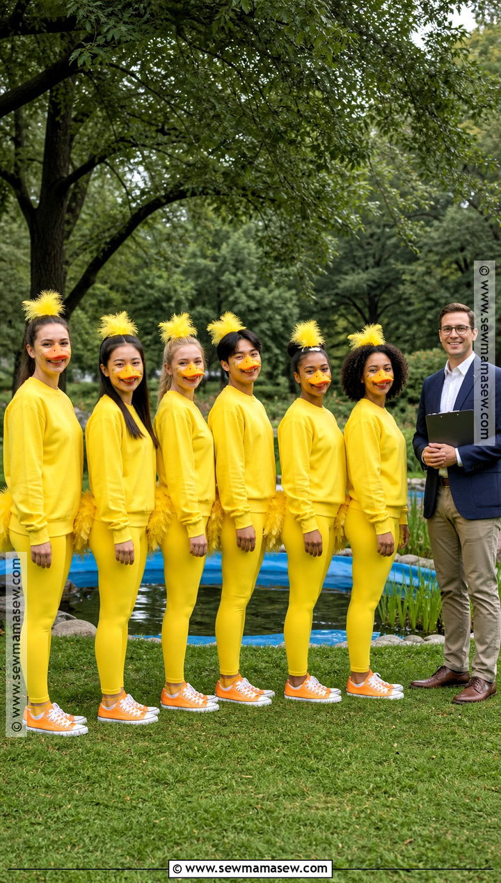 Ducks In A Row Group Costume - 35 Funny Group Halloween Costumes