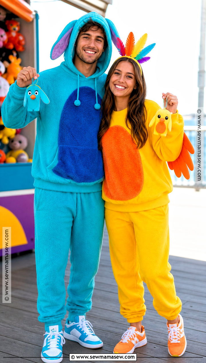 Ducky And Bunny Couple Costume - 30 bunny couple costume ideas
