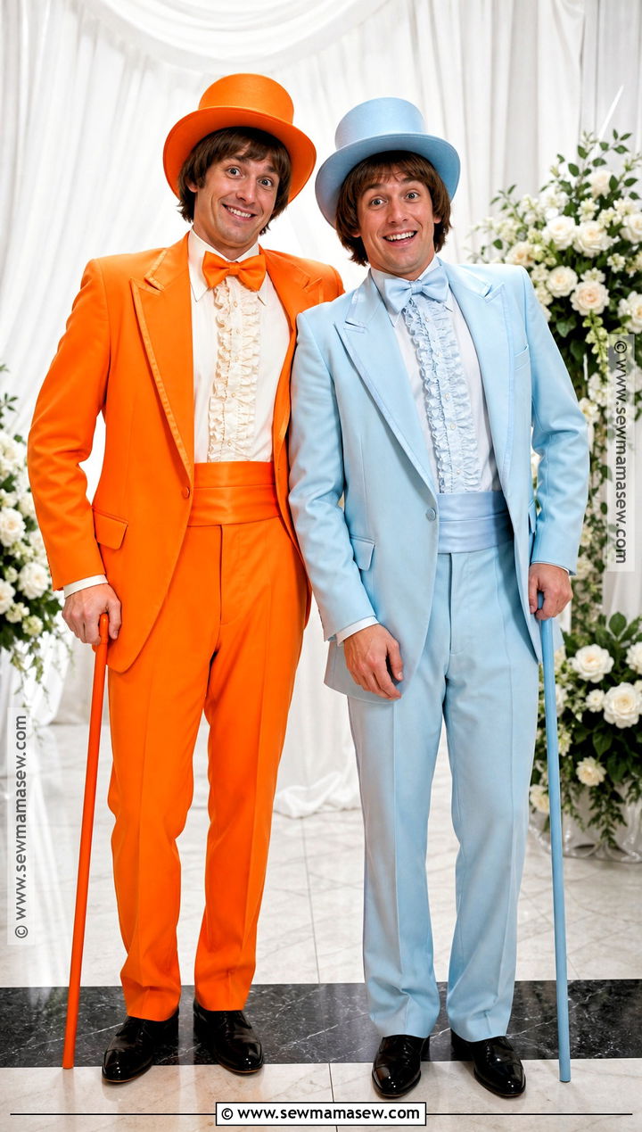 Dumb And Dumber Tuxedo Couple Costume - 30 90S Costume Ideas for Couples