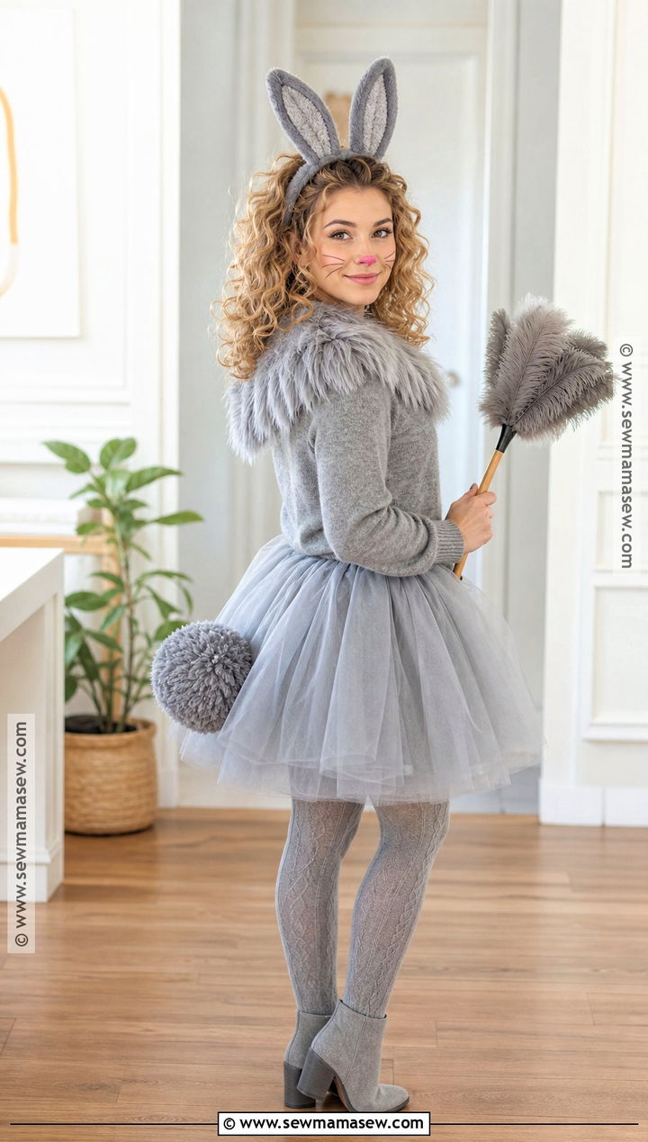 Dust Bunny Costume - 30 Play On Words Costumes