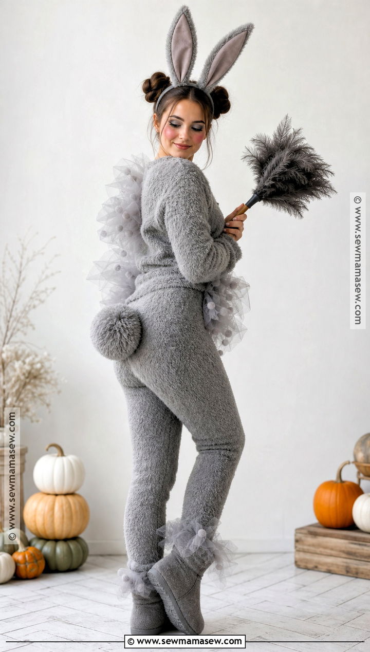 Dust Bunny Costume - 45 clever halloween costumes
