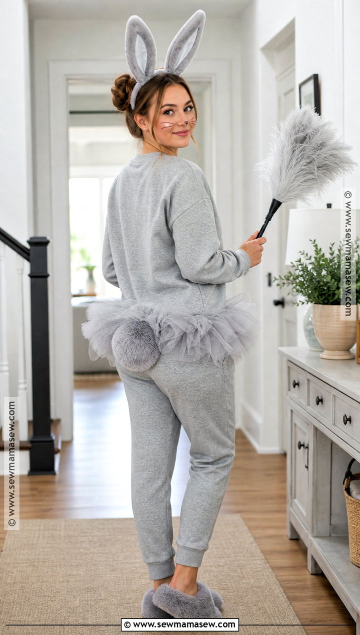 Dust Bunny Costume - 45 funny halloween costumes for women