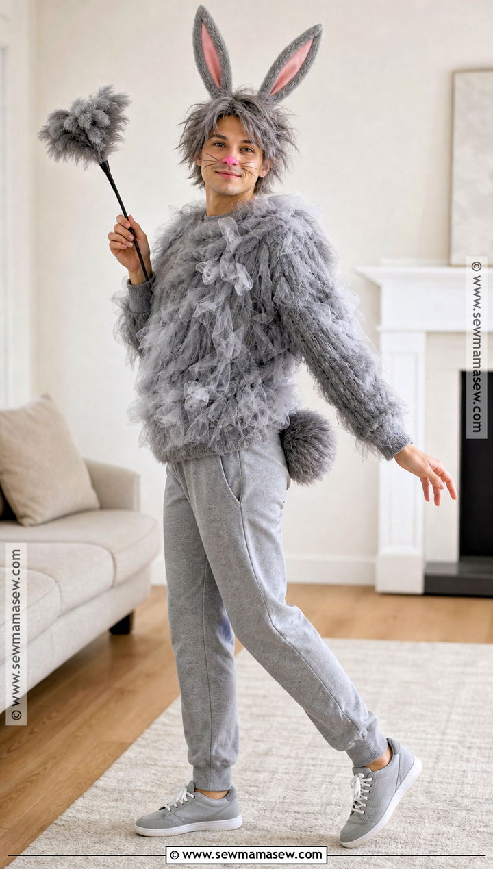 Dust Bunny Costume - 50 funny costumes