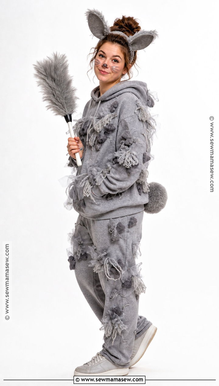 Dust Bunny Pun Costume - 30 Halloween Bunny Costume Ideas