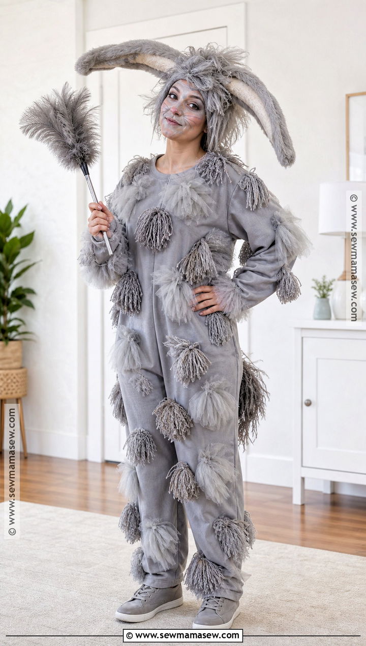 Dust Bunny Pun Costume - 50 bunny costume ideas
