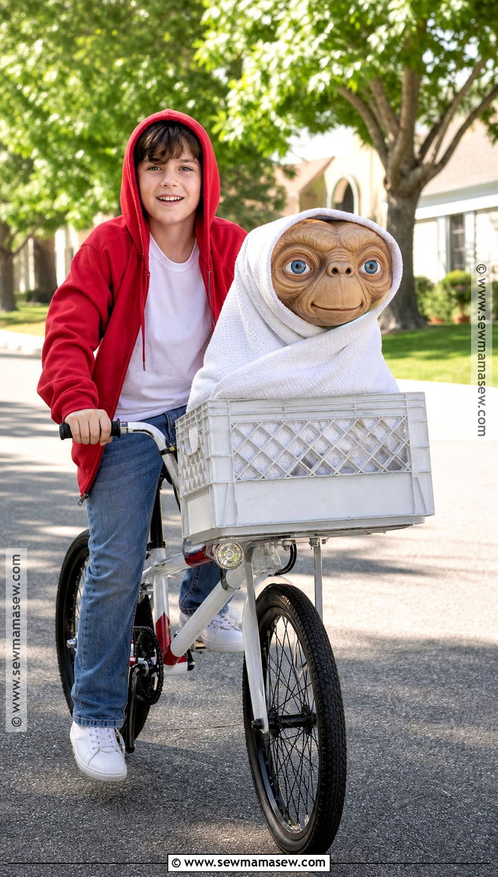 E T And Elliott Duo Costume - 35 80s halloween costumes
