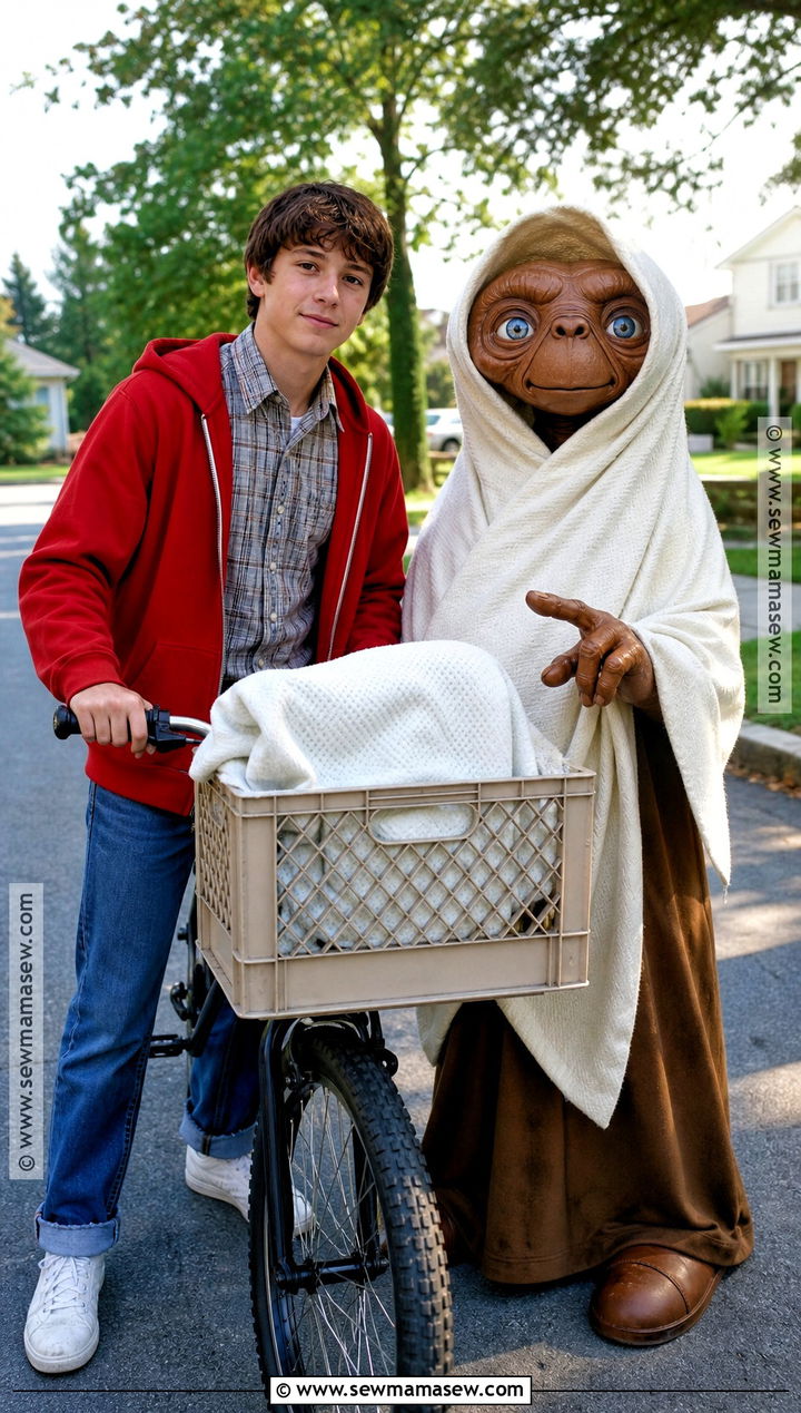 E T And Elliott Duo Costume - 30 80'S Costume Ideas