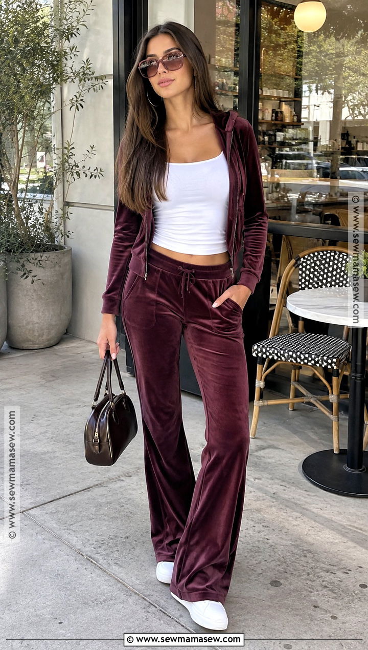 Early 2000s Velour Tracksuit Outfit - 25 early 2000s fall outfits