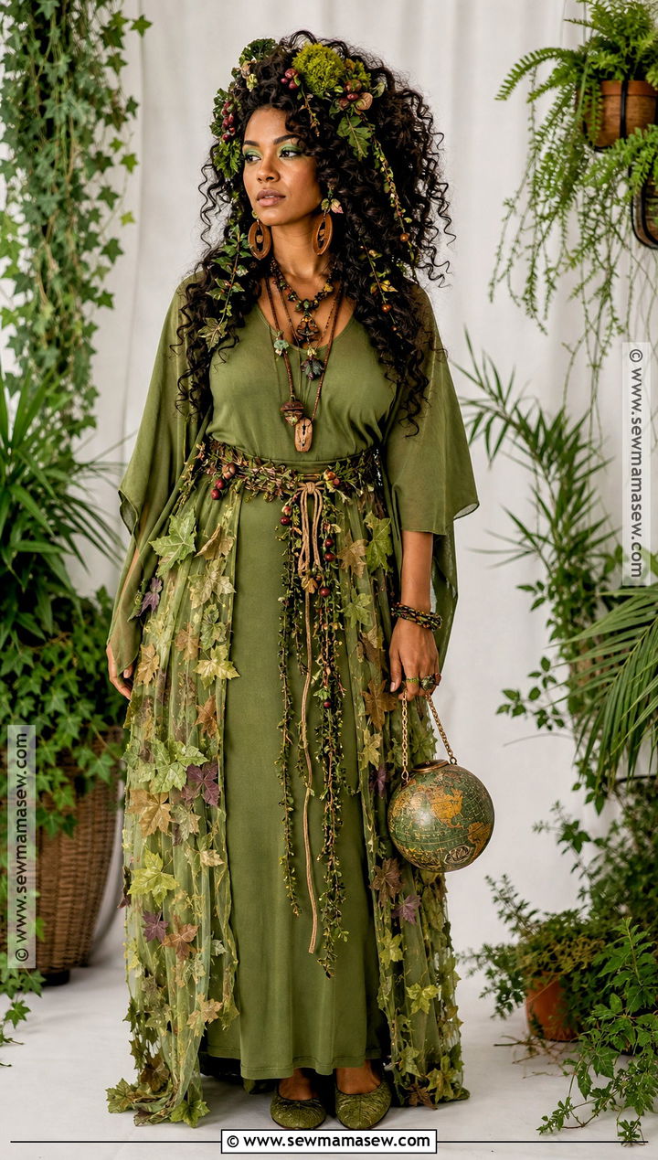 Earth Gaia Goddess Costume - 40 greek goddess halloween costume ideas