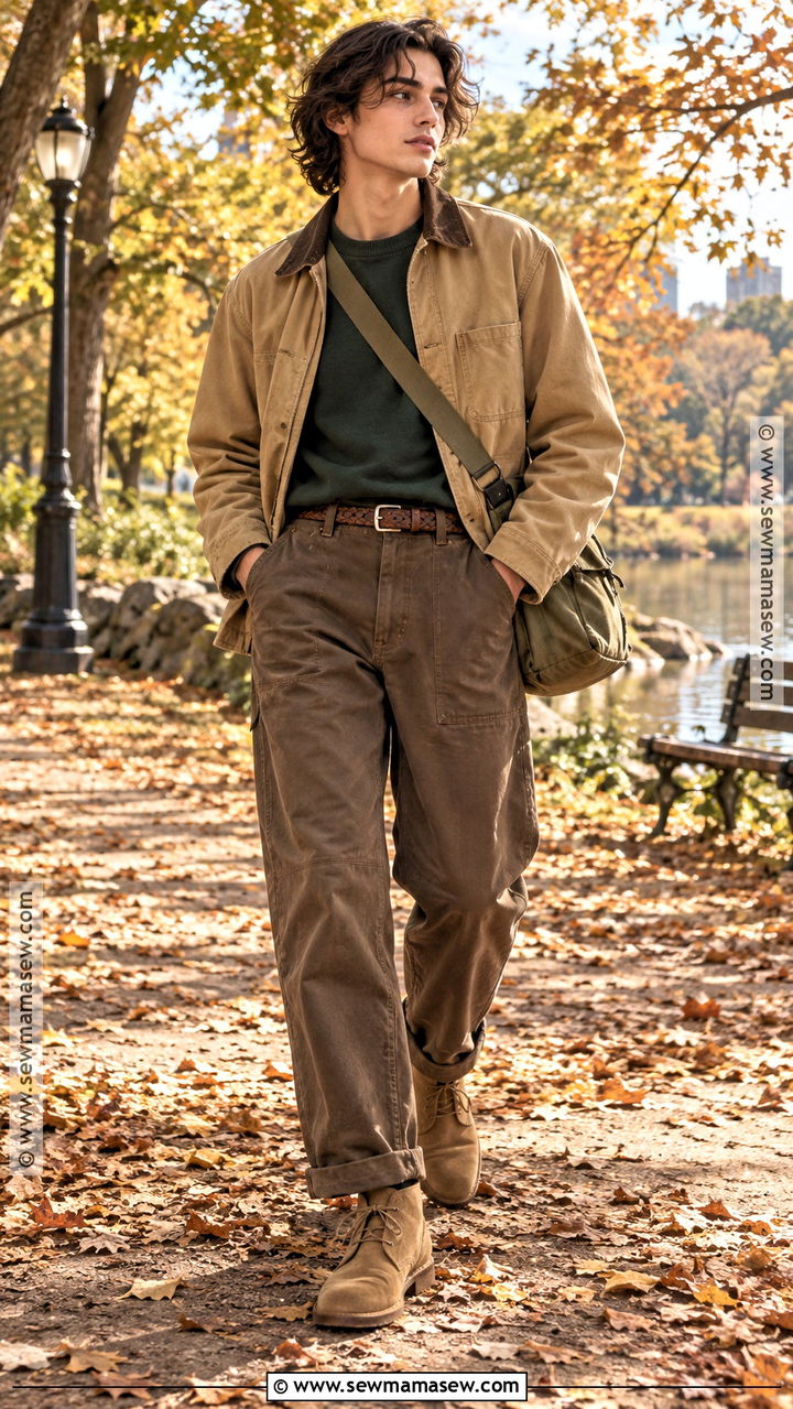 Earth Tone Masc Utility Outfit - 20 masc outfits fall