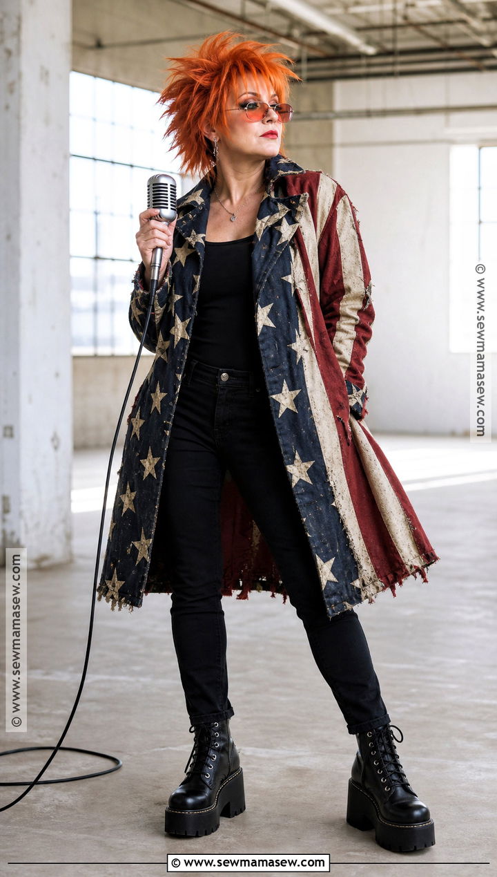 Earthling Union Jack Coat Costume - 30 david bowie costume ideas for women