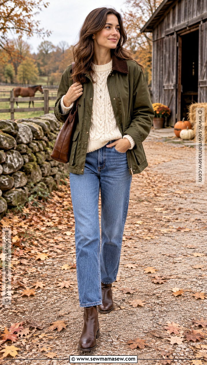 East Coast Fall Barn Jacket Outfit - 25 east coast fall outfits
