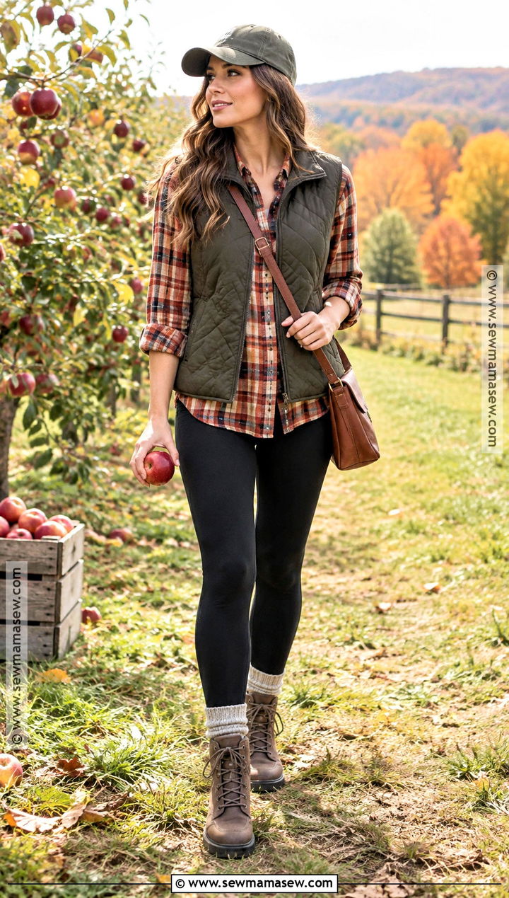 East Coast Fall Quilted Vest Outfit - 25 east coast fall outfits