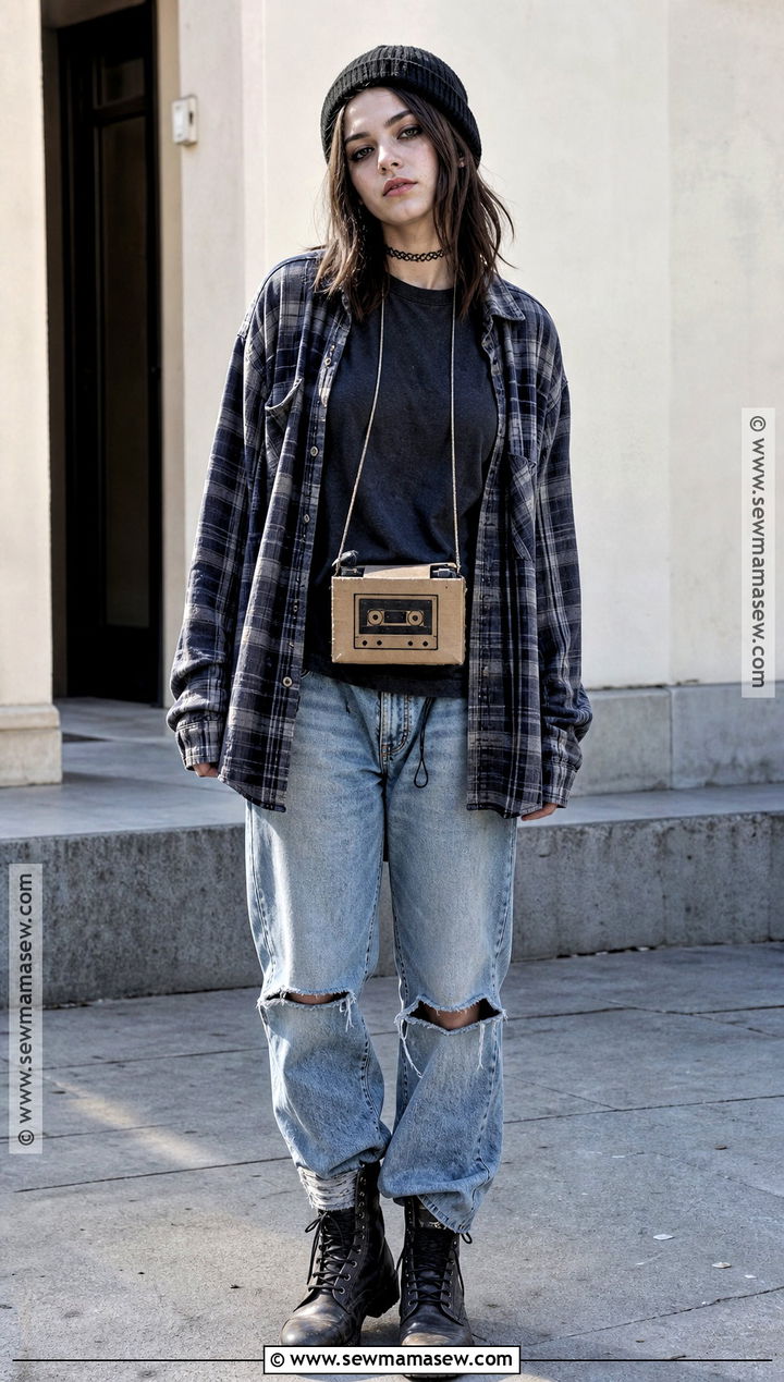 Easy 1990s Grunge Costume - 30 really easy halloween costumes