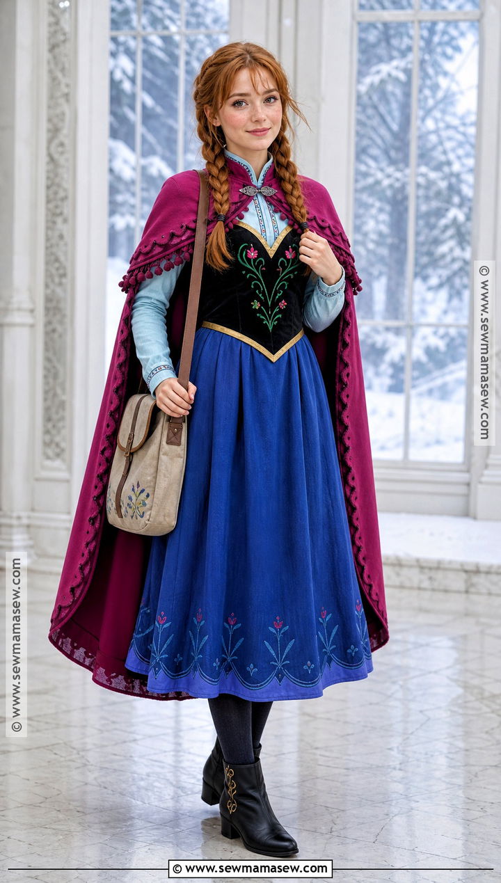 Easy Anna Costume - 35 easy disney costumes