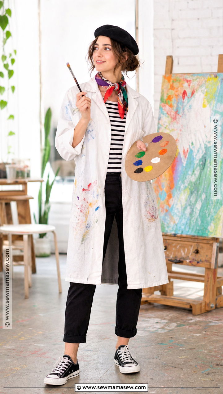 Easy Artist Costume - 30 really easy halloween costumes