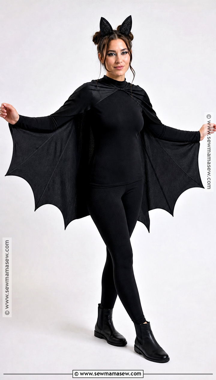 Easy Bat Costume - 35 halloween costume easy ideas