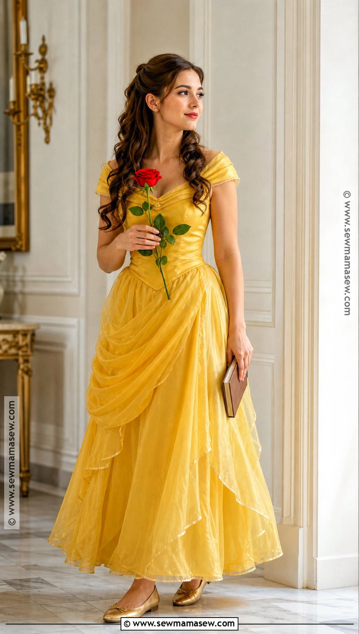 Easy Belle Costume - 35 easy disney costumes