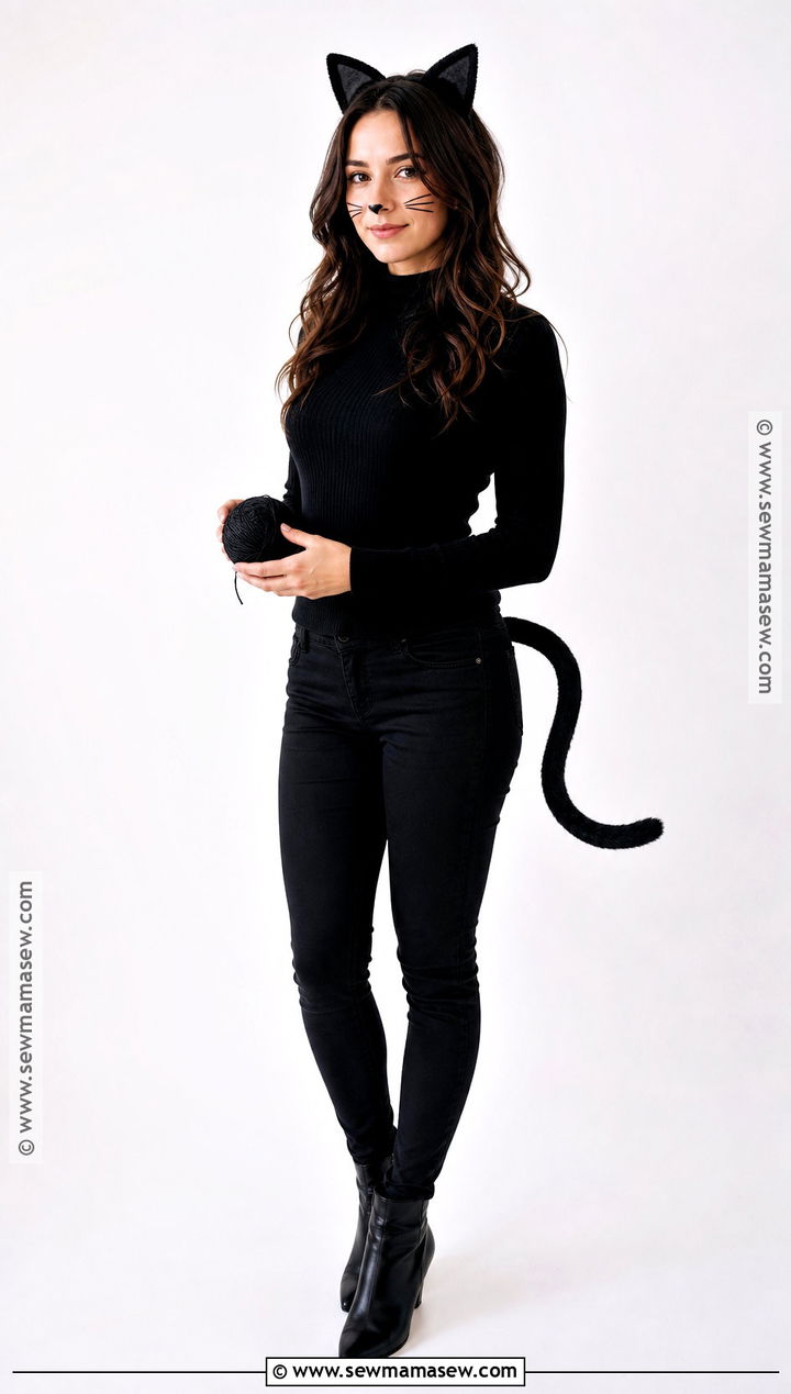 Easy Black Cat Costume - 35 Halloween Costumes Women Easy