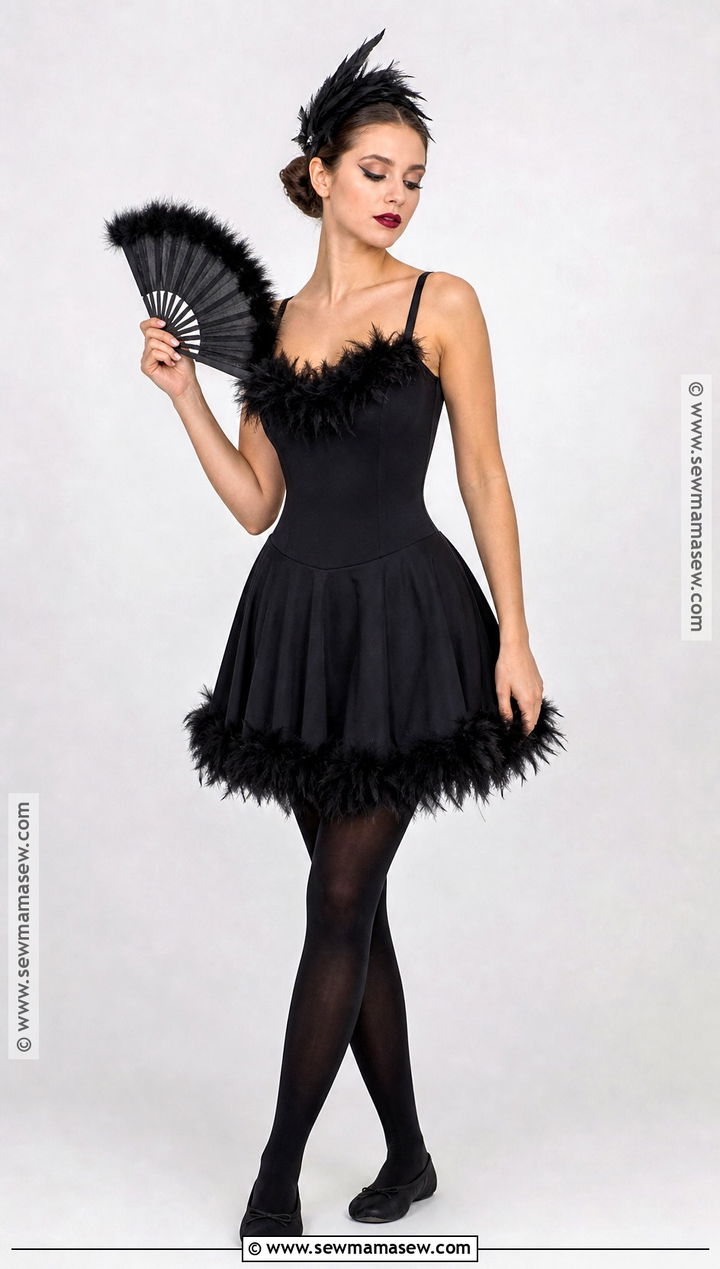 Easy Black Swan Costume With Black Dress - 50 black swan costume ideas