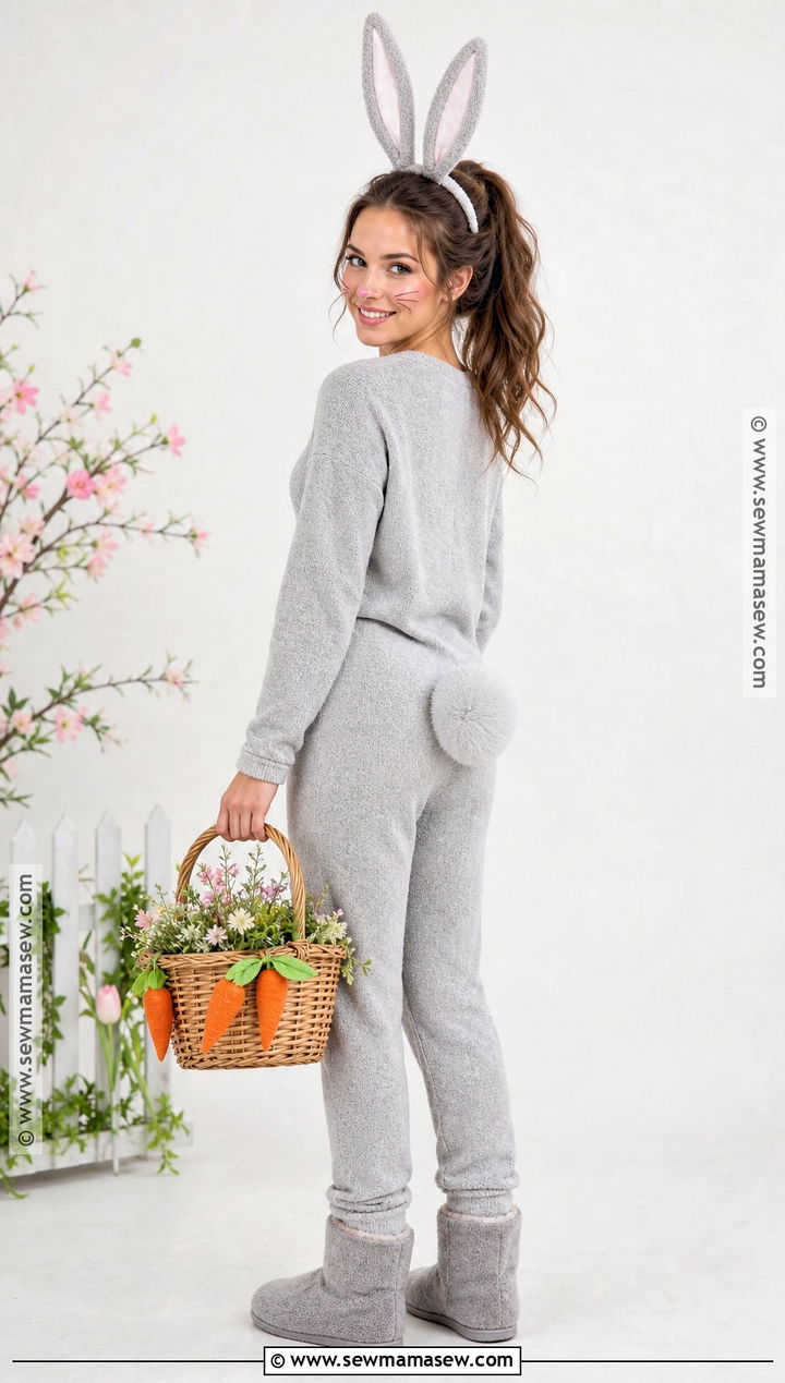 Easy Bunny Costume - 35 easy halloween costume ideas