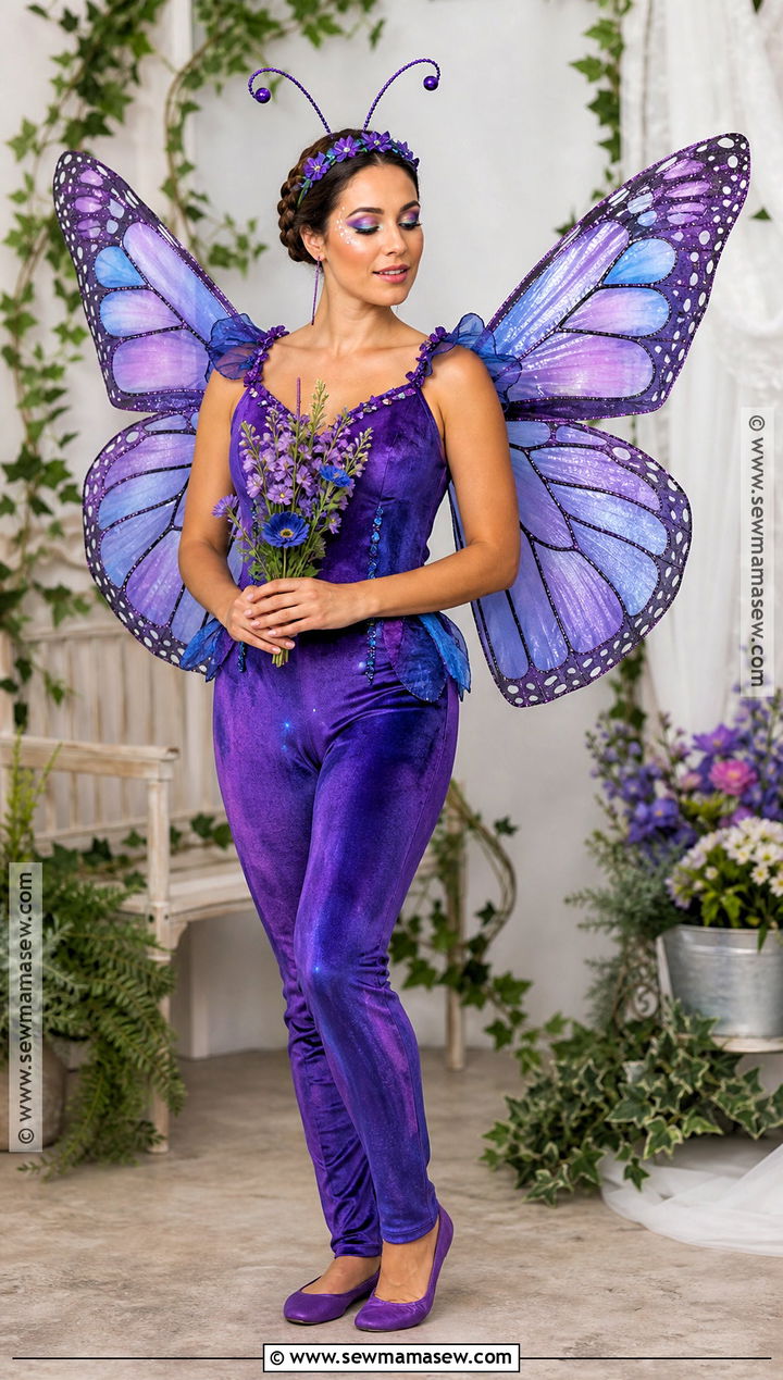Easy Butterfly Costume - 35 halloween costume easy ideas