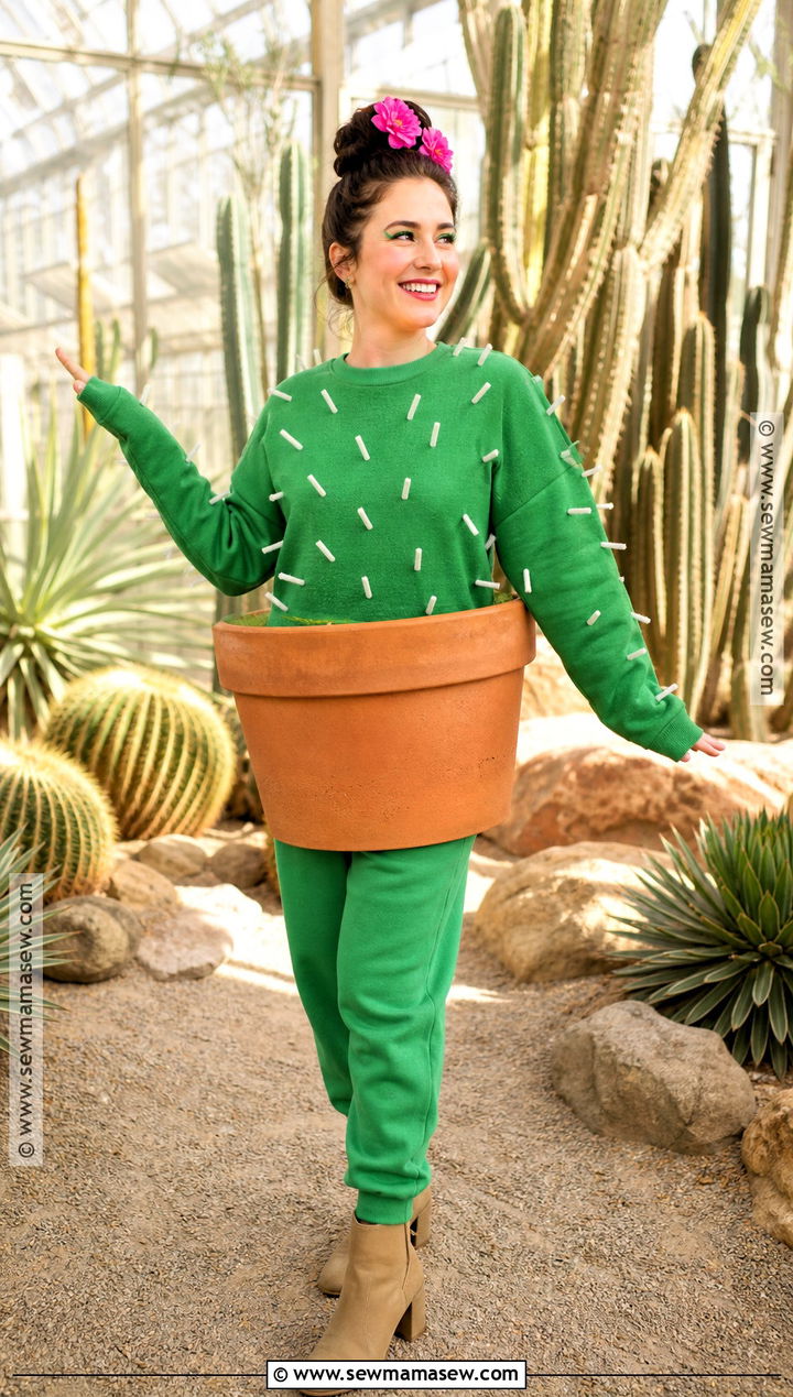 Easy Cactus Costume - 30 really easy halloween costumes