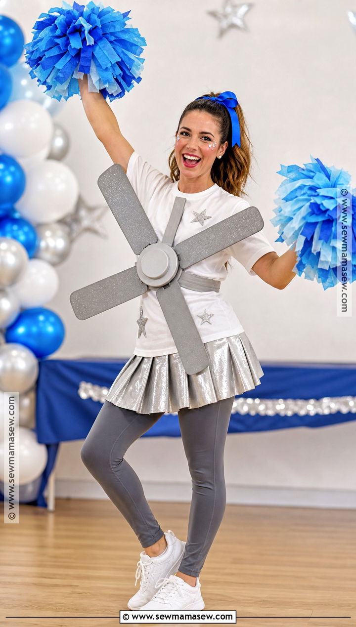 Easy Ceiling Fan Costume - 30 really easy halloween costumes