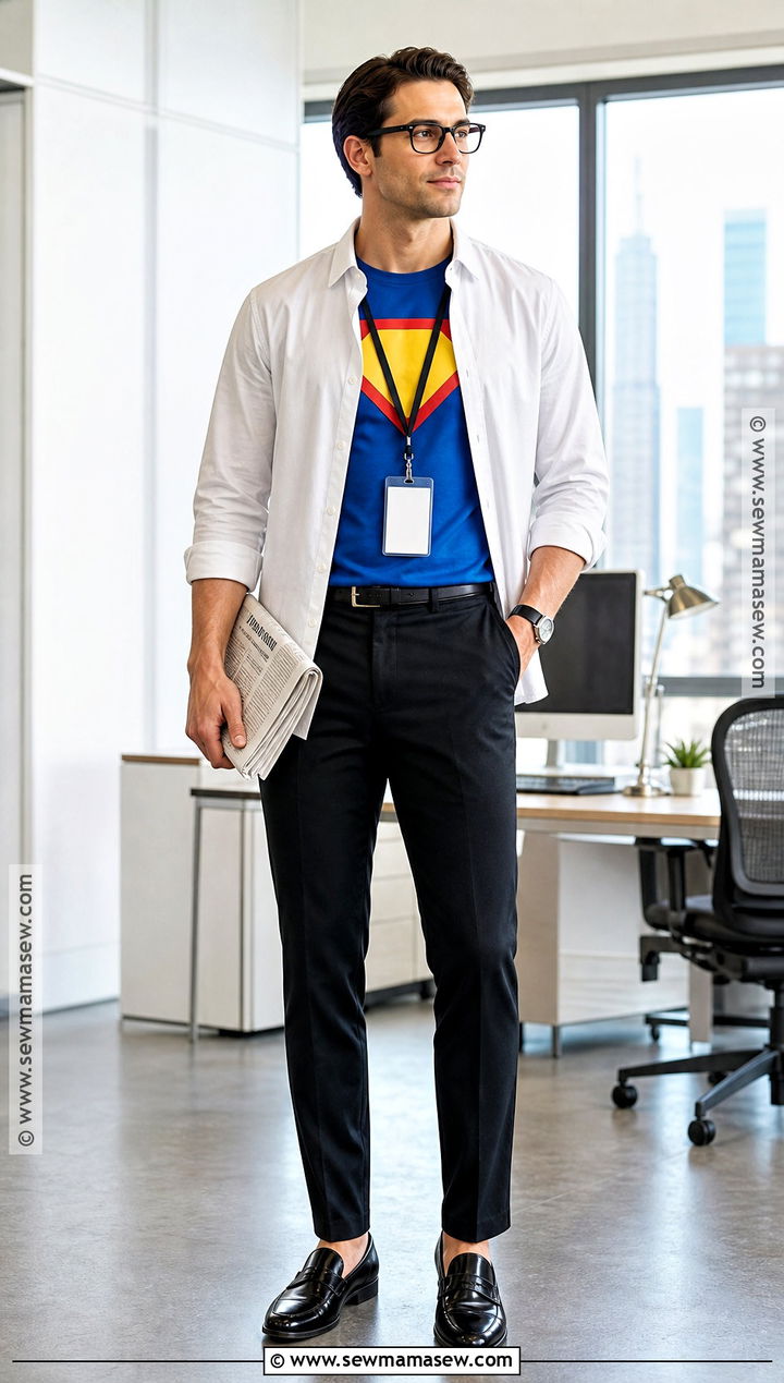 Easy Clark Kent Costume - 30 really easy halloween costumes