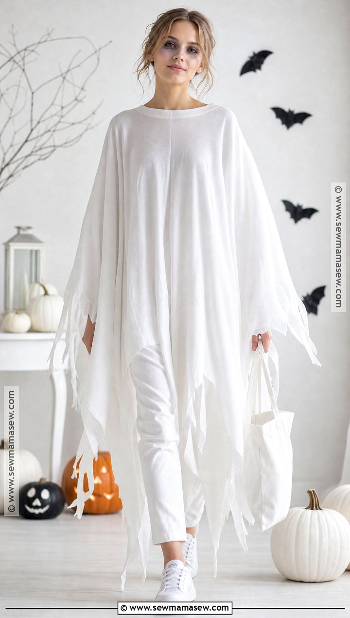 Easy Classic Ghost Costume - 35 easy halloween costume ideas