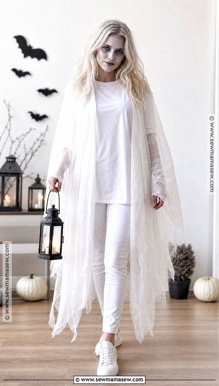 Easy Classic Ghost Costume - 30 really easy halloween costumes