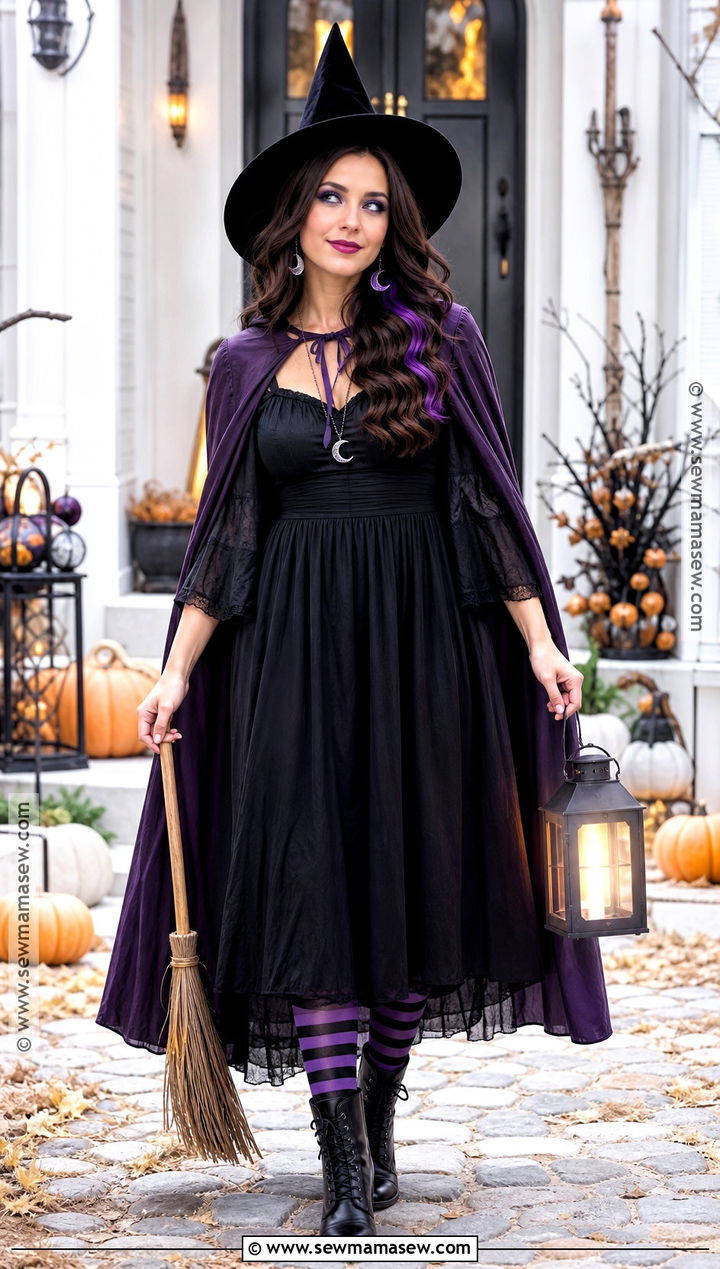 Easy Classic Witch Costume - 30 really easy halloween costumes