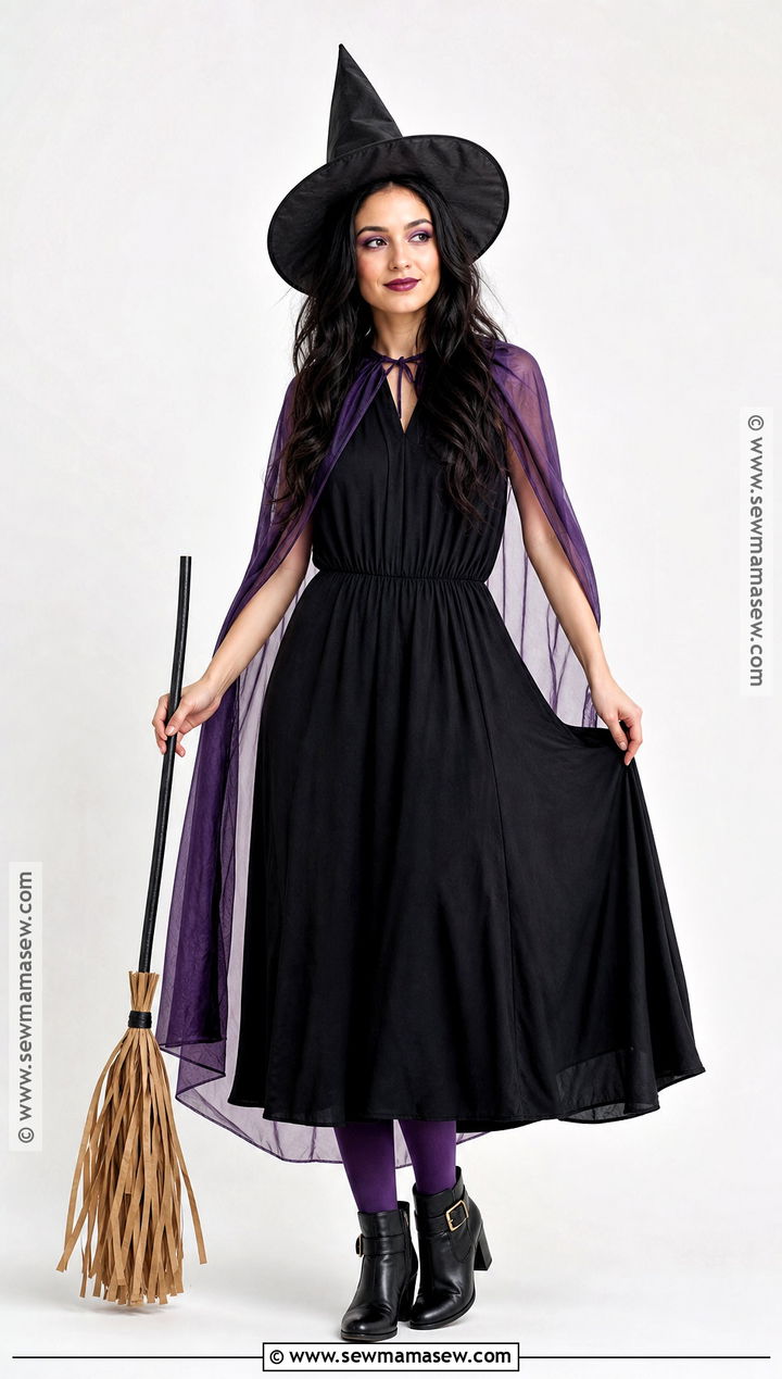 Easy Classic Witch Costume - 30 halloween costume ideas easy